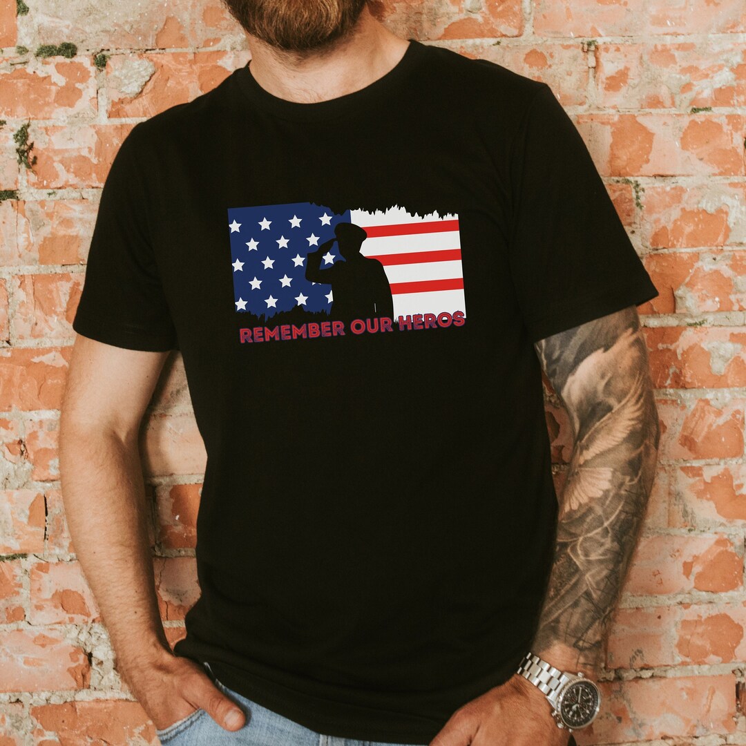 T-shirt Bébé Militaire « Never Forget » – Neuf Avec étiquette, 100% Coton