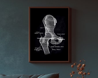 Vintage Anatomy Art Print | Medical Wall Decor (Digital Download)