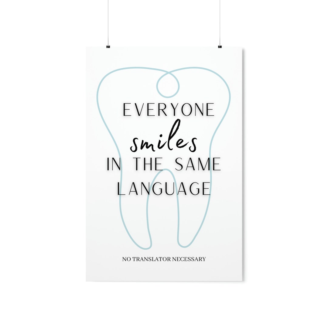 Orthodontist or Dentist Definition Print Wall Art Print Etsy