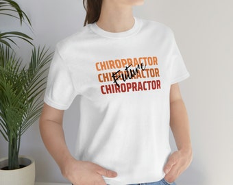 Kiropraktik T-shirt Retro Kiropraktor T-shirt Chirostudent T-shirts Framtida Chiro Gåvor Examen Firande
