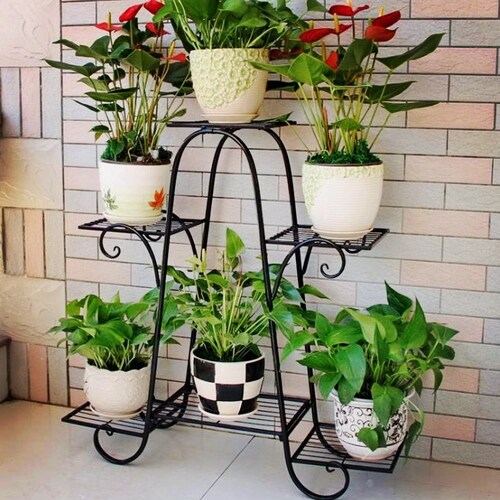Plant Stand Metal Plant Stand Plant Stand for Indoor and Etsy
