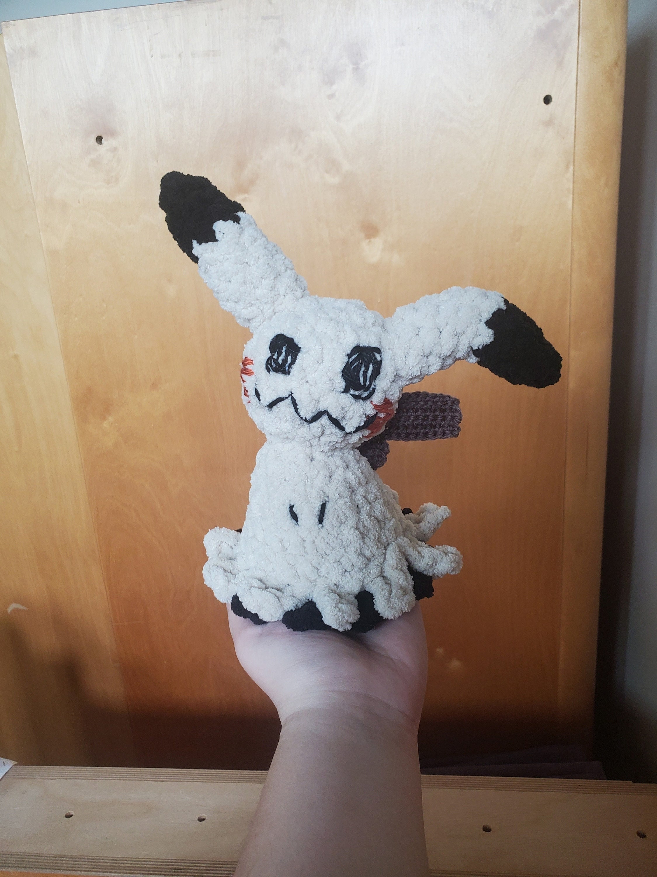 Shiny Mimikyu Pokemon Plush Handmade Fan Art Doll