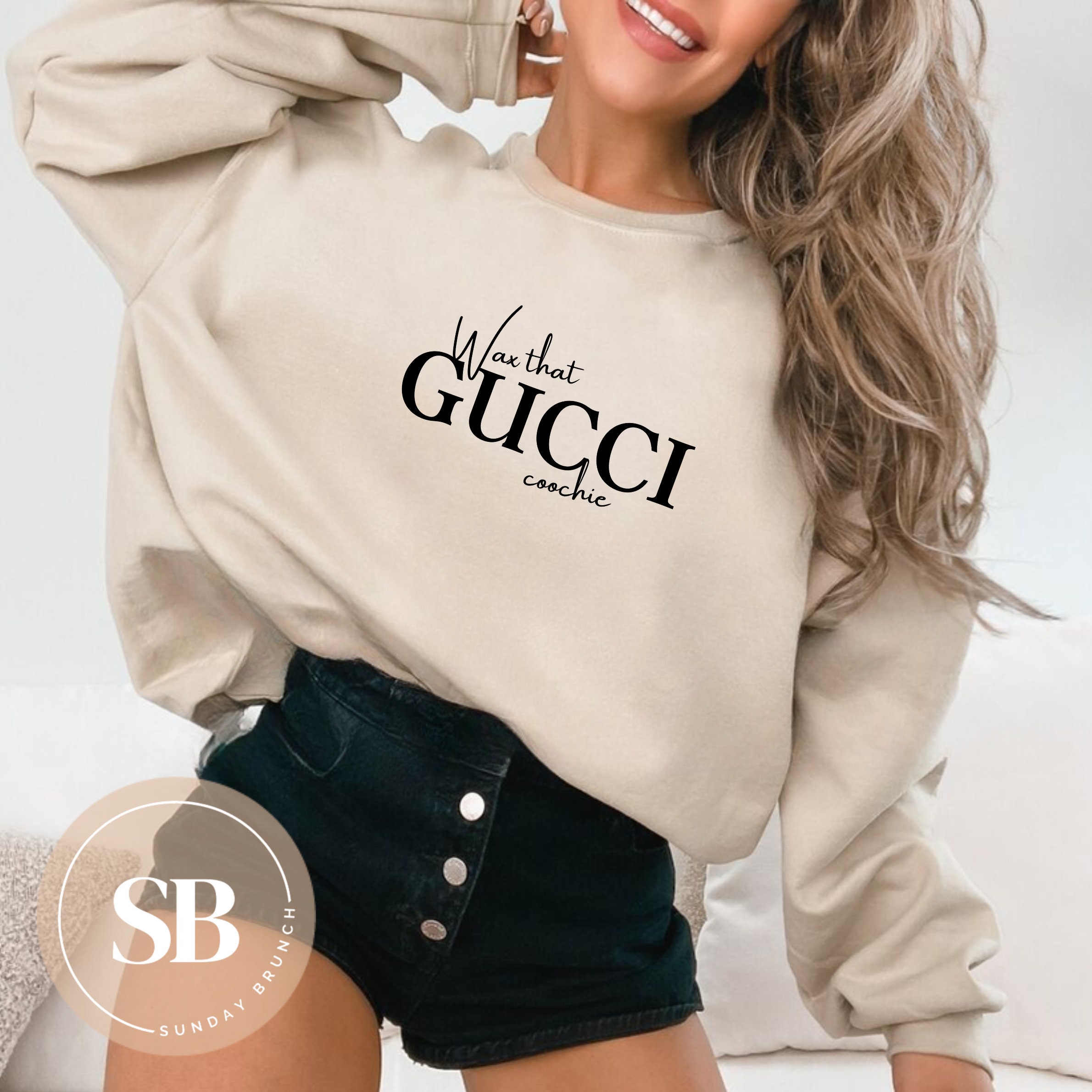 Gucci Women's Supergee Wool Crewneck Sweater