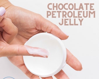 Chocolate Petrolatum Jelly - Crema Cero 0.88Oz for dry cracked skin, skin protectant, balm perfect for aromatherapy