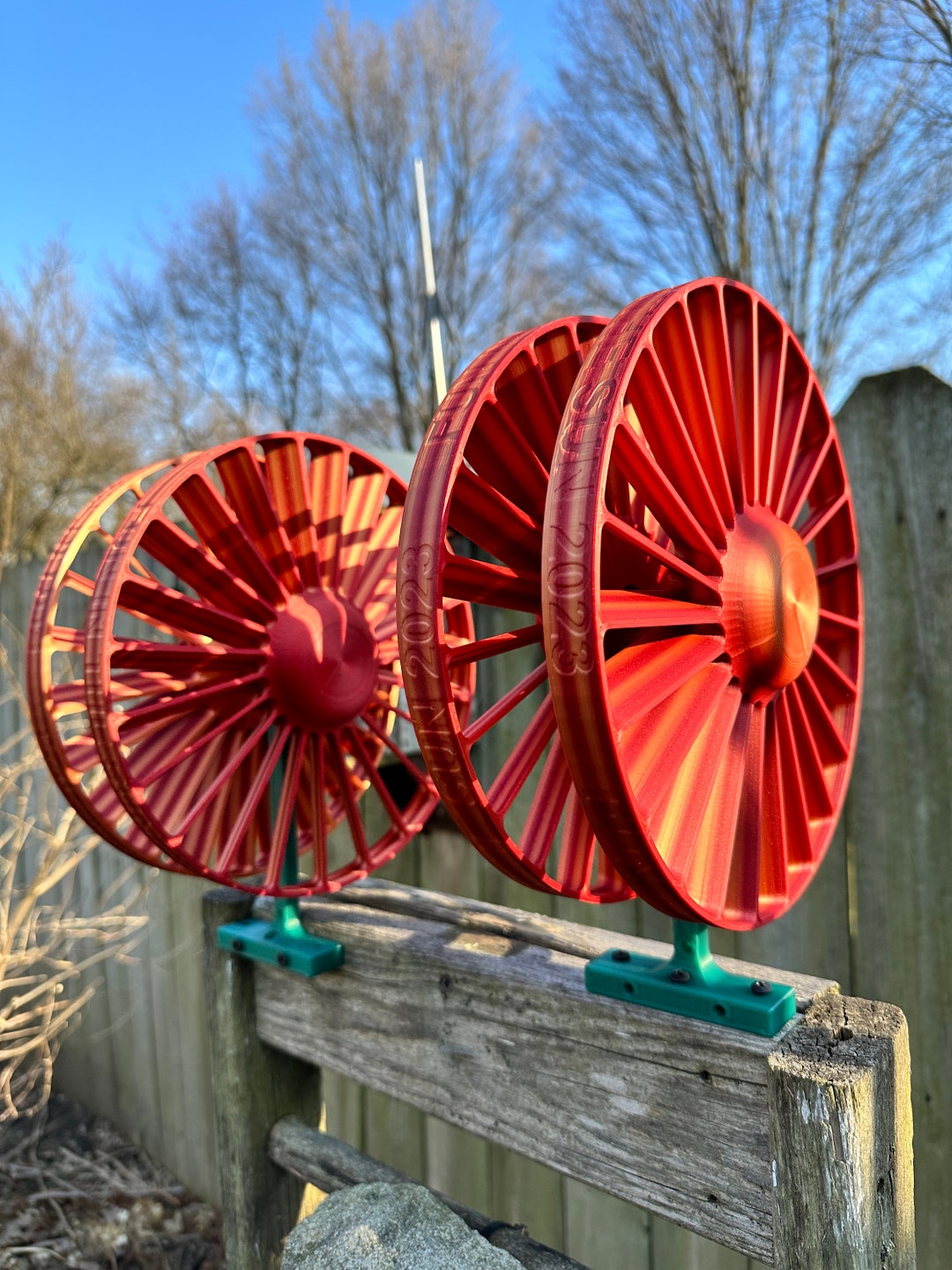 Whirligig Pinwheel Yard Art Wind Spinner DIY Installation Etsy