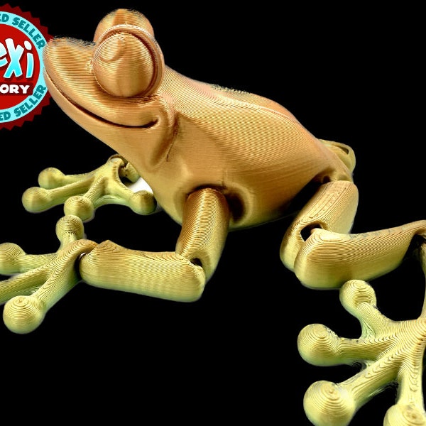 Articulated Frog, Flexible Frog Toy, Flexi Factory Authorized Reseller, Fun Toy for Kids