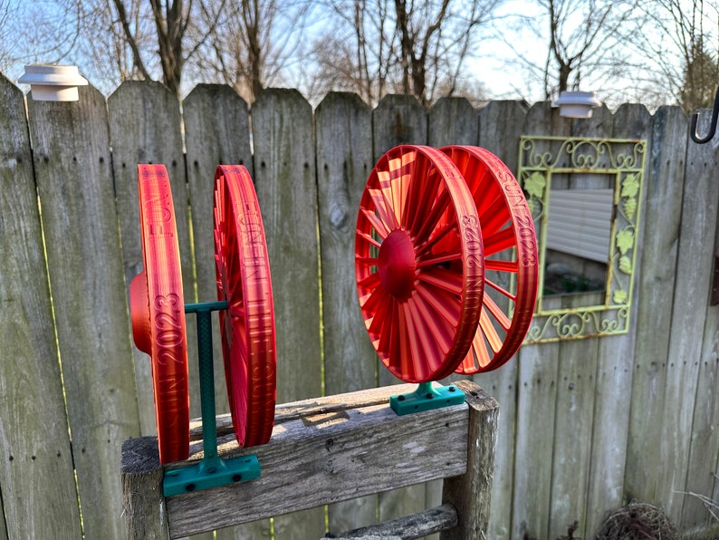 Whirligig Pinwheel Yard Art Wind Spinner DIY Installation Etsy