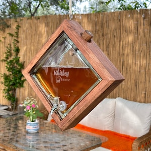 Whiskey Dispenser, Whiskey Gift Set, Drink Dispenser, Liquor Dispenser, Whiskey Decanter, Alcohol Dispenser, Man Cave Decor