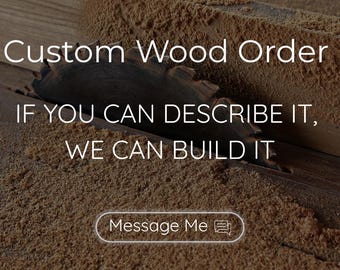 Custom Wood Cabinet  Handmade Storage Solutions for Any Space