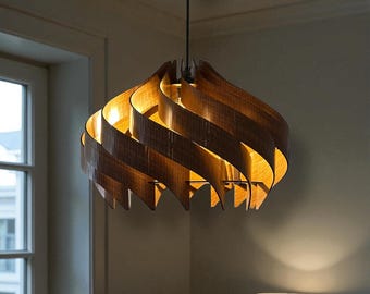 Kitchen Island Light with Wood Chandelier and Modern Pendant for Unique Ceiling Decor