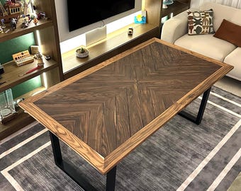 Live edge table, Dining room table, Walnut dining table, Kitchen table, Dining table, Reclaimed wood, Rustic dining table, Wood dining table