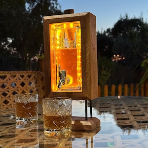 Whiskey Dispenser, Whiskey Decanter, Drink Dispenser, Gift For Him, Liquor Dispenser, Alcohol Dispenser, Whiskey Gift Set