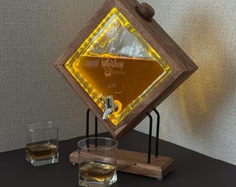 Personalized Whiskey Decanter Led Whiskey dispenser Alcohol Dispenser