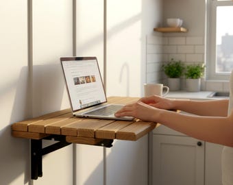Wall Mounted Desk Floating Desk Wall Mounted Table Folding Desk Murphy Desk Folding Dining Table Foldable Desk