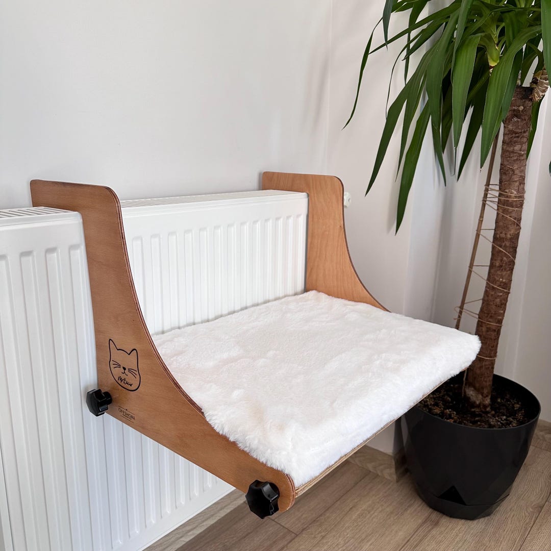 Customized Radiator Cat Hammock Bed - Wooden Heater Hammock ...