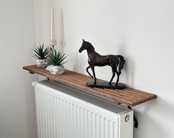Radiator Cover Shelf No Drill Wood Radiator Top Shelf