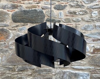 Modern Wood Chandelier Statement Pendant Light Fixture