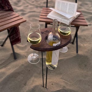 Caja de vino de madera personalizada - Portavasos de madera - Portabotellas rústico portátil - Portabotellas personalizado - Regalo de Navidad