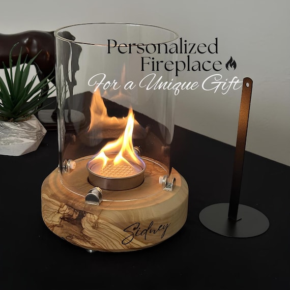 Caminetto Portatile Da Tavolo FIREFLICKER - Con Vetro E Base Acciaio, Per Interni Ed Esterni - Foto 10