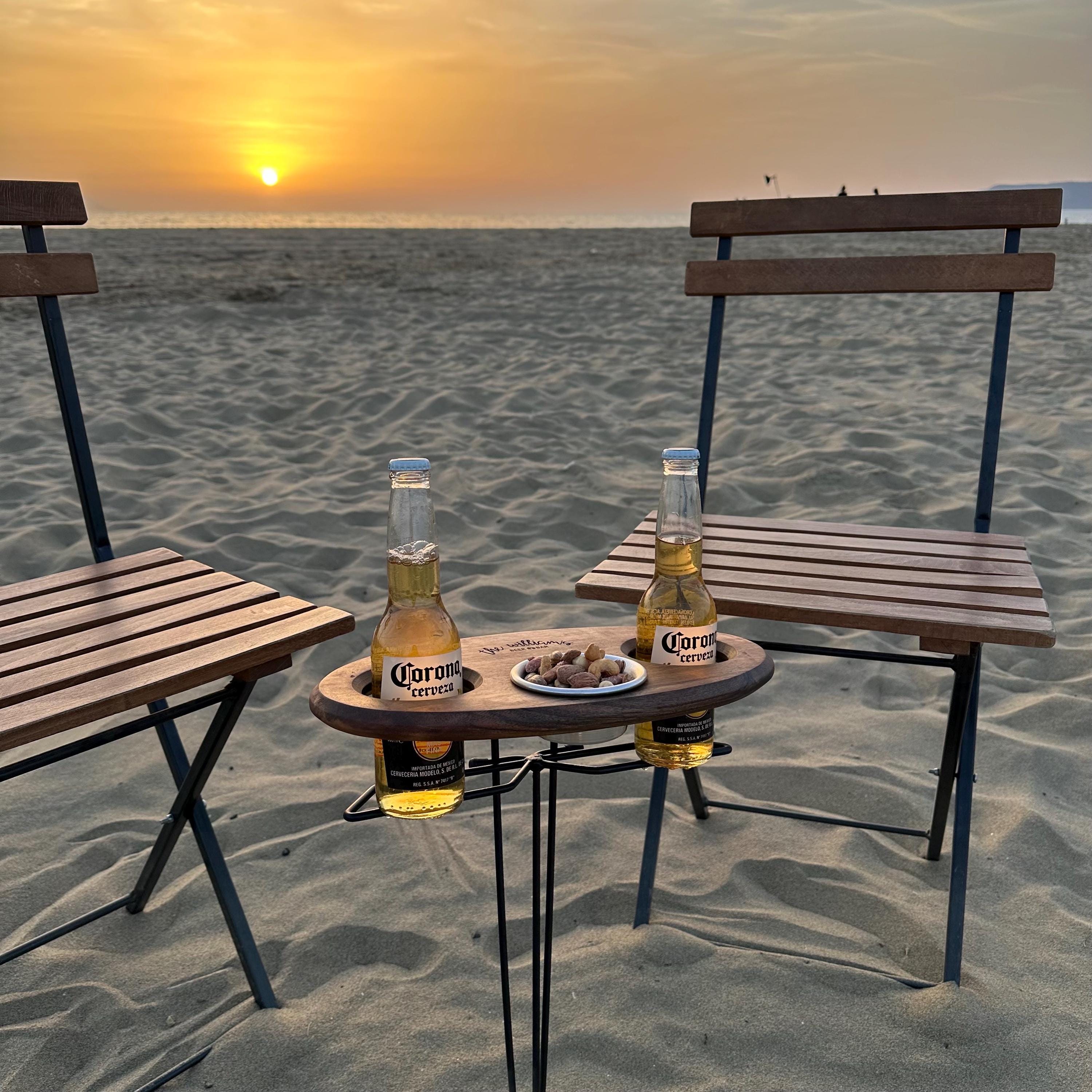 Customized Wooden Portable Beer Table - Wooden Portable Beer