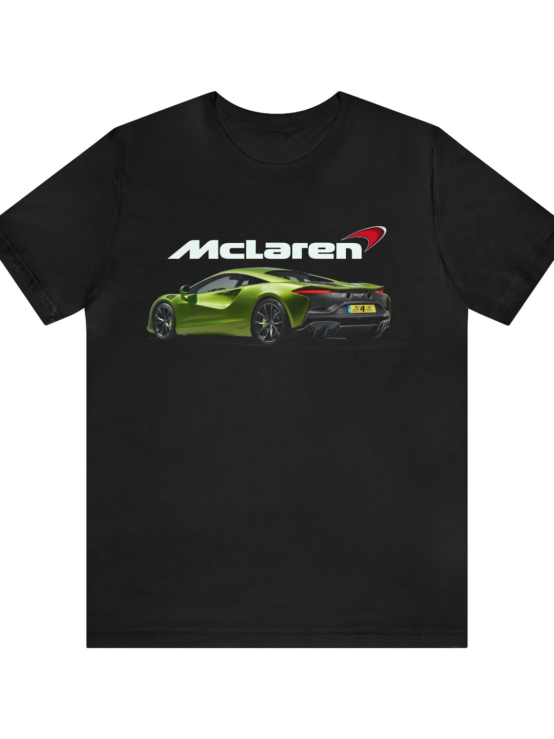 T-shirt Graphique McLaren Fan Art - Unisexe, 100% Coton, Coupe Regular - Thème Course Et JDM
