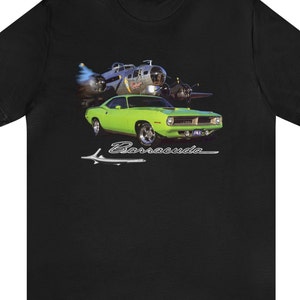 Classic car Barracuda T shirt, classic car shirt, gifts for him, car guy shirt, graphic shirt, Hot rod Barracuda shirt, Classic Barracuda t