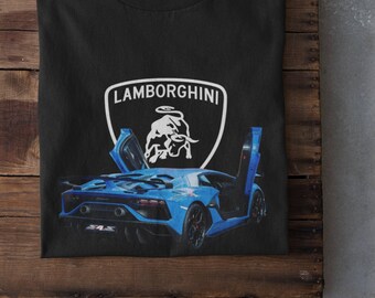 ランボルギーニ スーパーカー Tシャツ：カーラバー グラフィック T
