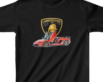 Kids deals lamborghini shirt