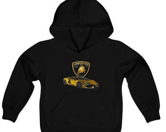 Kids Supercar hooded sweatshirt, youth Supercar sweatshirt, gifts for boys, gifts, sweatshirt, Supercar lover sweatshirt, kids car sweater