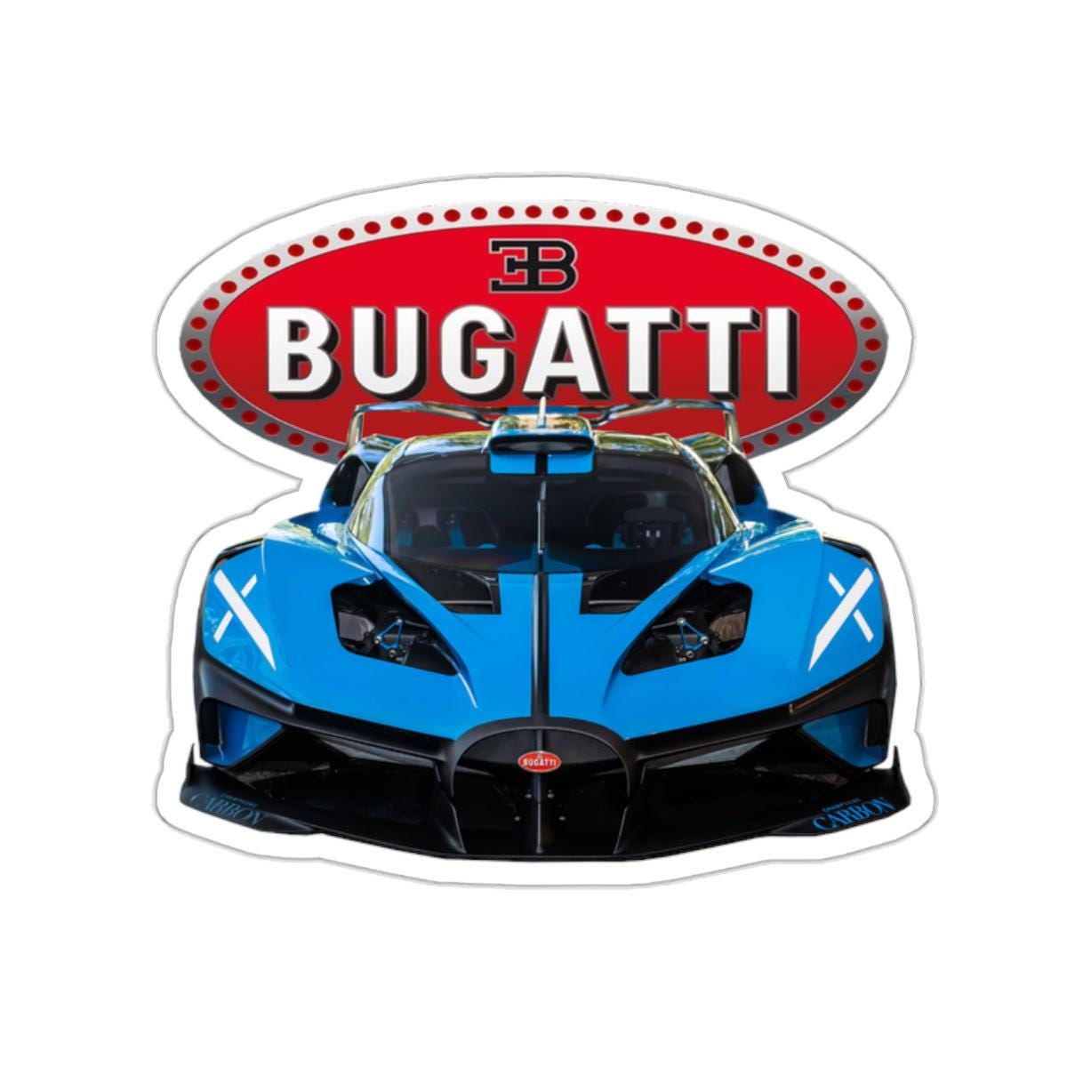 Bugatti sticker Etsy