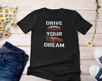 Kids Supercar T-Shirt: "Drive Your Dream" Graphic Tee