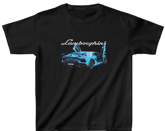 キッズ スーパーカー Tシャツ：スポーツカー愛好家への男の子向け