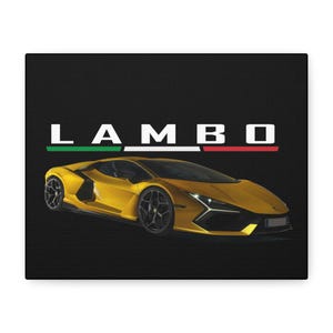 Supercar wall decor, Supercar canvas wall decor, canvas art, supercar car poster, sportscar wall decor, car poster canvas, Matte Canvas,