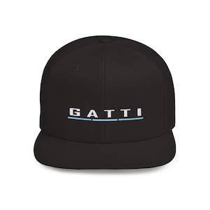 Supercar Flat Bill Hat: Acrylic Wool Snapback