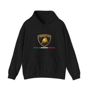 Felpa con cappuccio Supercar: pullover unisex in misto cotone per gli appassionati di auto
