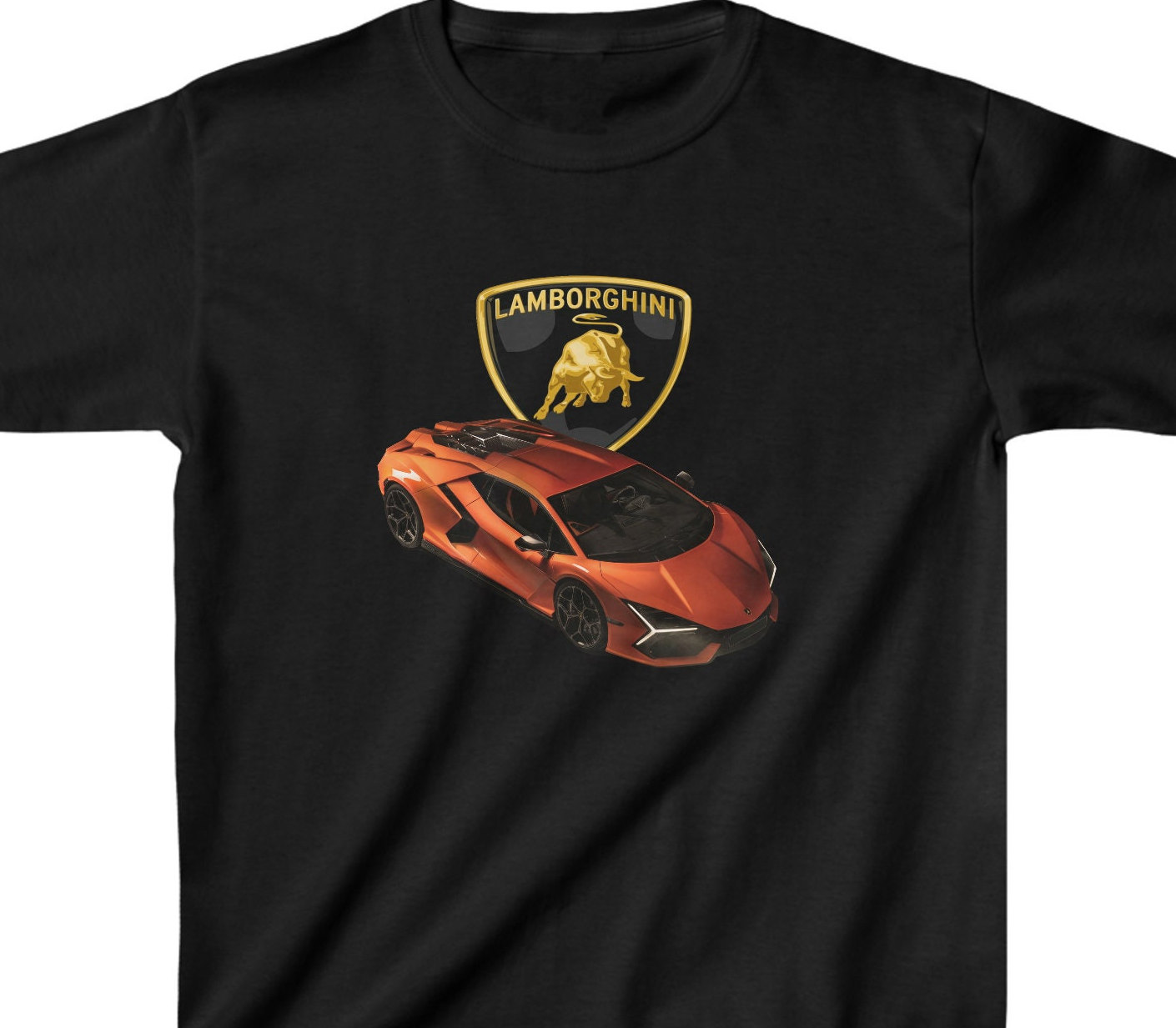 Kids Orange Supercar T-shirt: Sportscar Lover Gift - Etsy