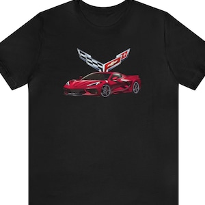 Supercar C8 Graphic T-Shirt: Automotive Enthusiast Gift