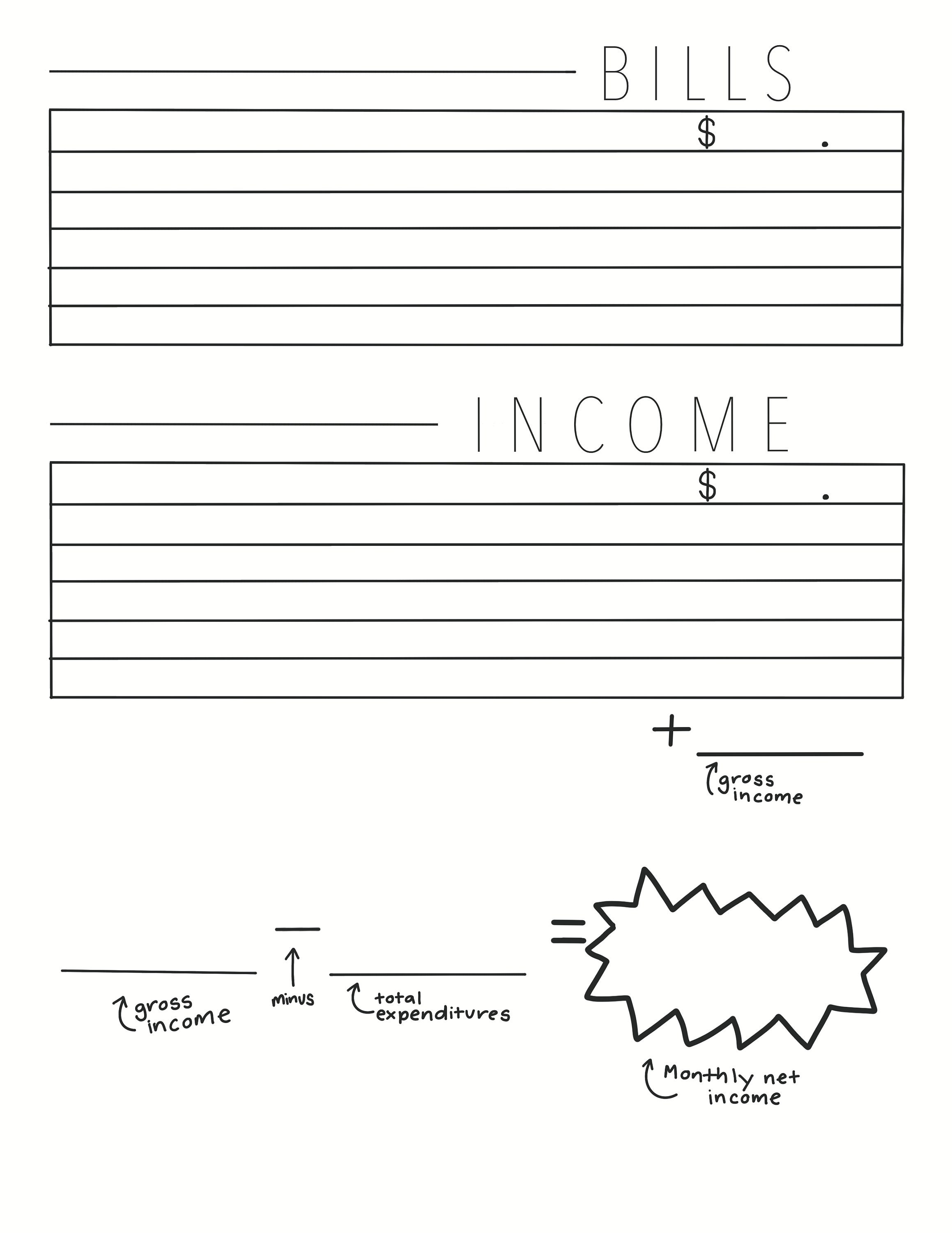 Printable Finance Tracker Etsy Printable Finance Tracker Etsy