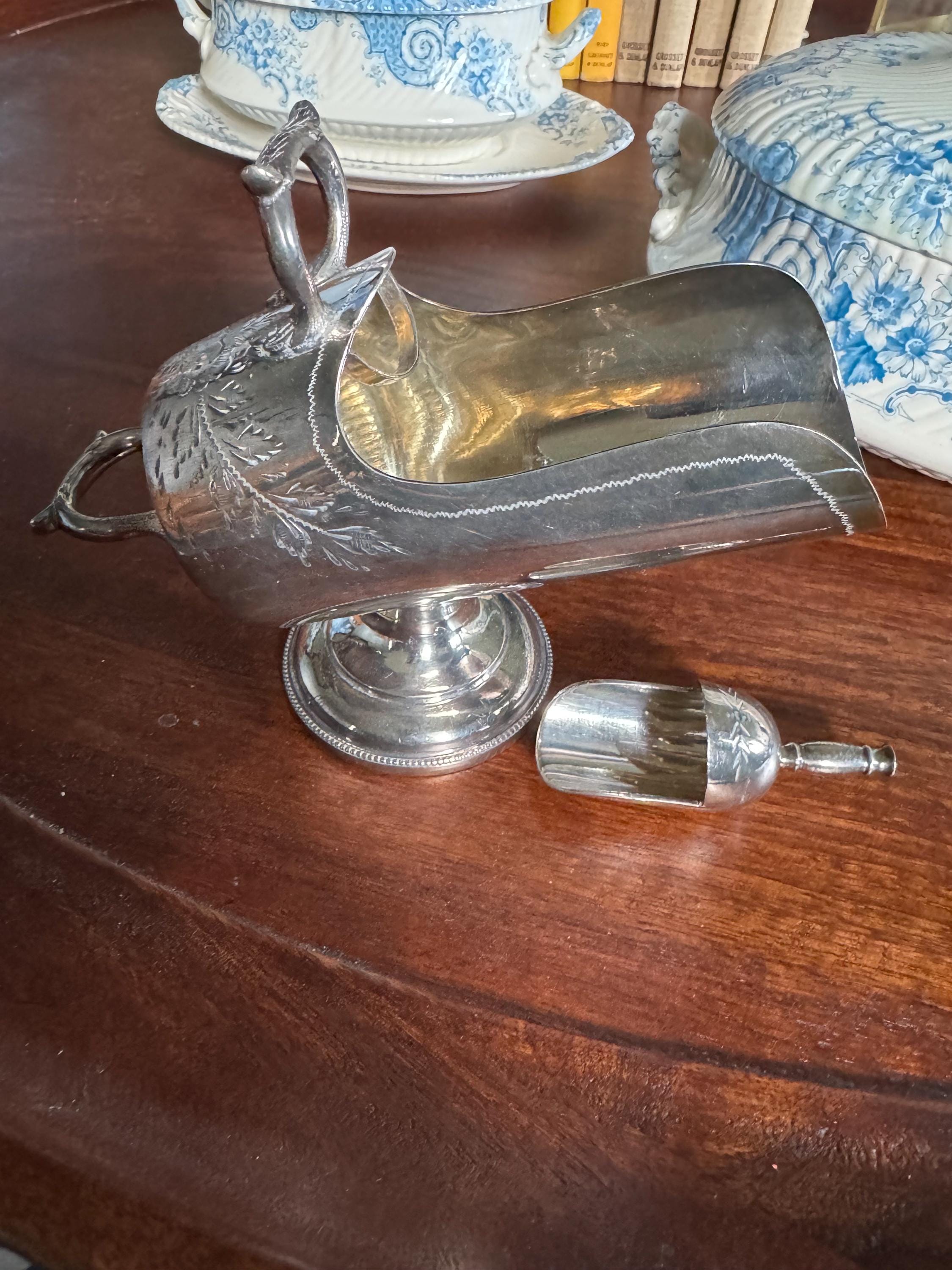 Silver Sugar Scuttle - Etsy