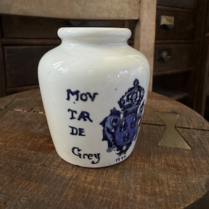 Vintage mustard pot from France