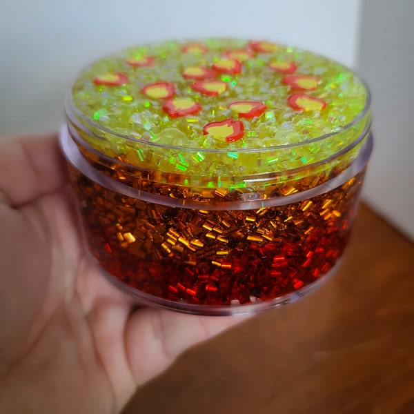 OMG Its Hot!-- Bingsu Jelly Slime-- Cinnamon Fireball scent-- 7 oz.