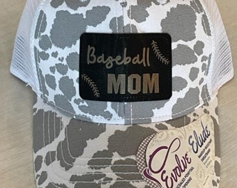 Ladies Baseball MOM Ponytail Hat