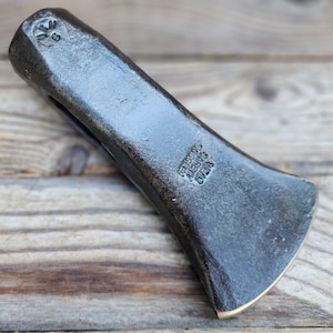 Vintage USM 6 LB Splitting Maul Axe Head Woodsman Woodcutter Timber Firewood Ax