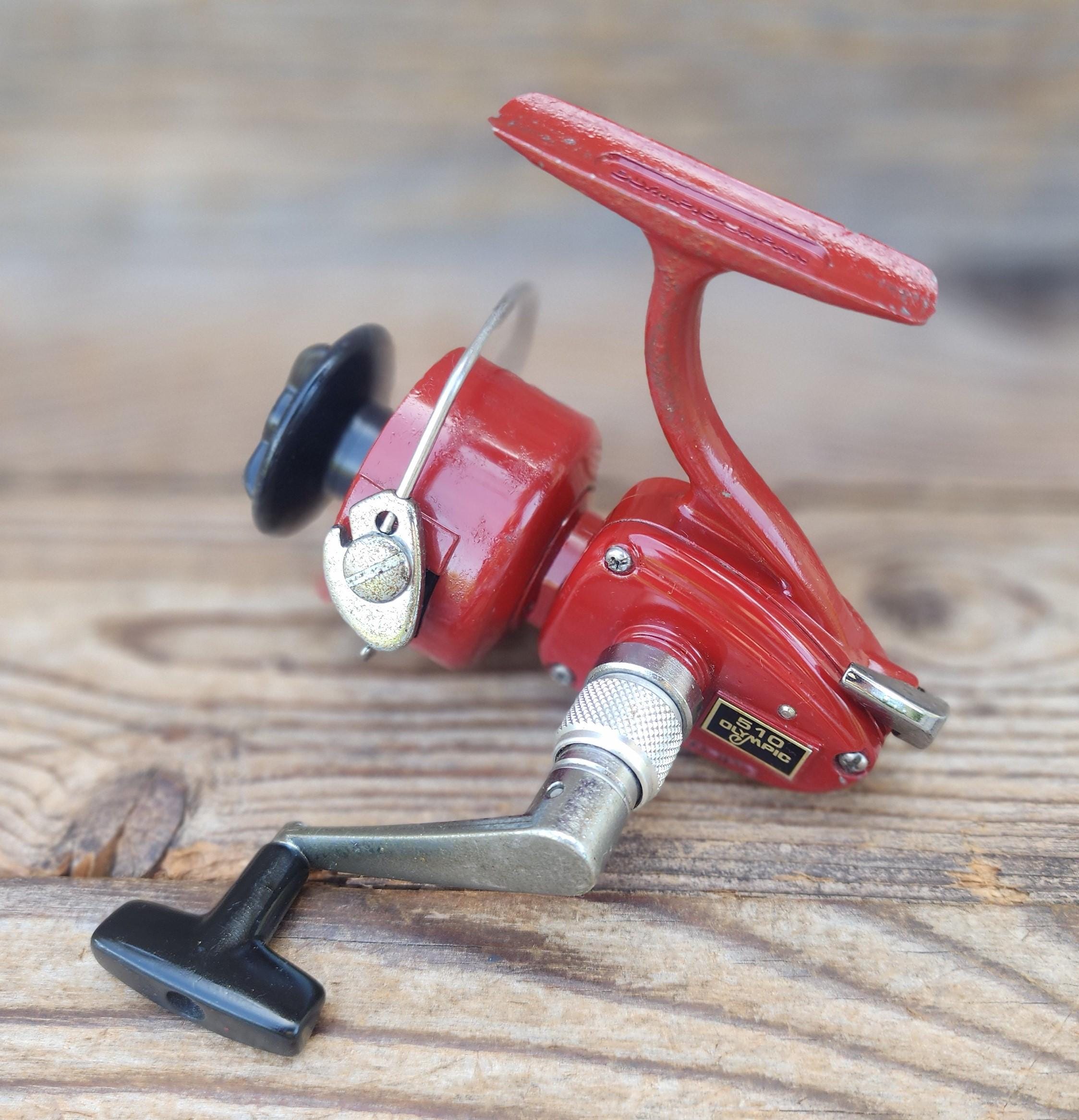 リール OLYMPIC REEL 60's HIGH SPEED TYPE Vintage Olympic 510 Spinning Reel - High Speed Retrieve