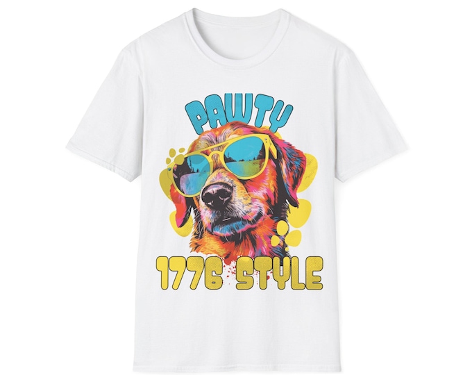 Pawty Dog T-Shirt | Cute Party Pup Graphic Tee