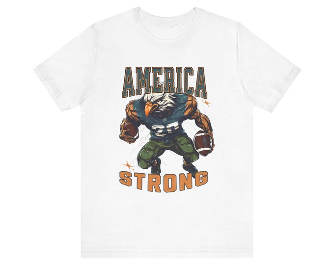 America Strong Tee | Patriotic USA Flag Graphic
