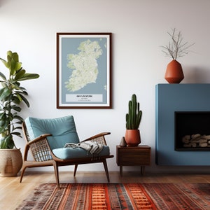 Modern Topographic Map Anywhere in the World, Any City, Any Town, Any Country or Region