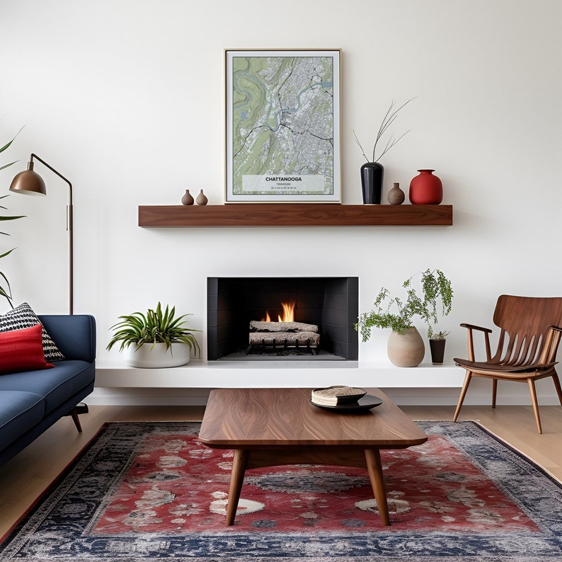 Modern Topographic Map Anywhere in the World, Any City, Any Town, Any Country or Region