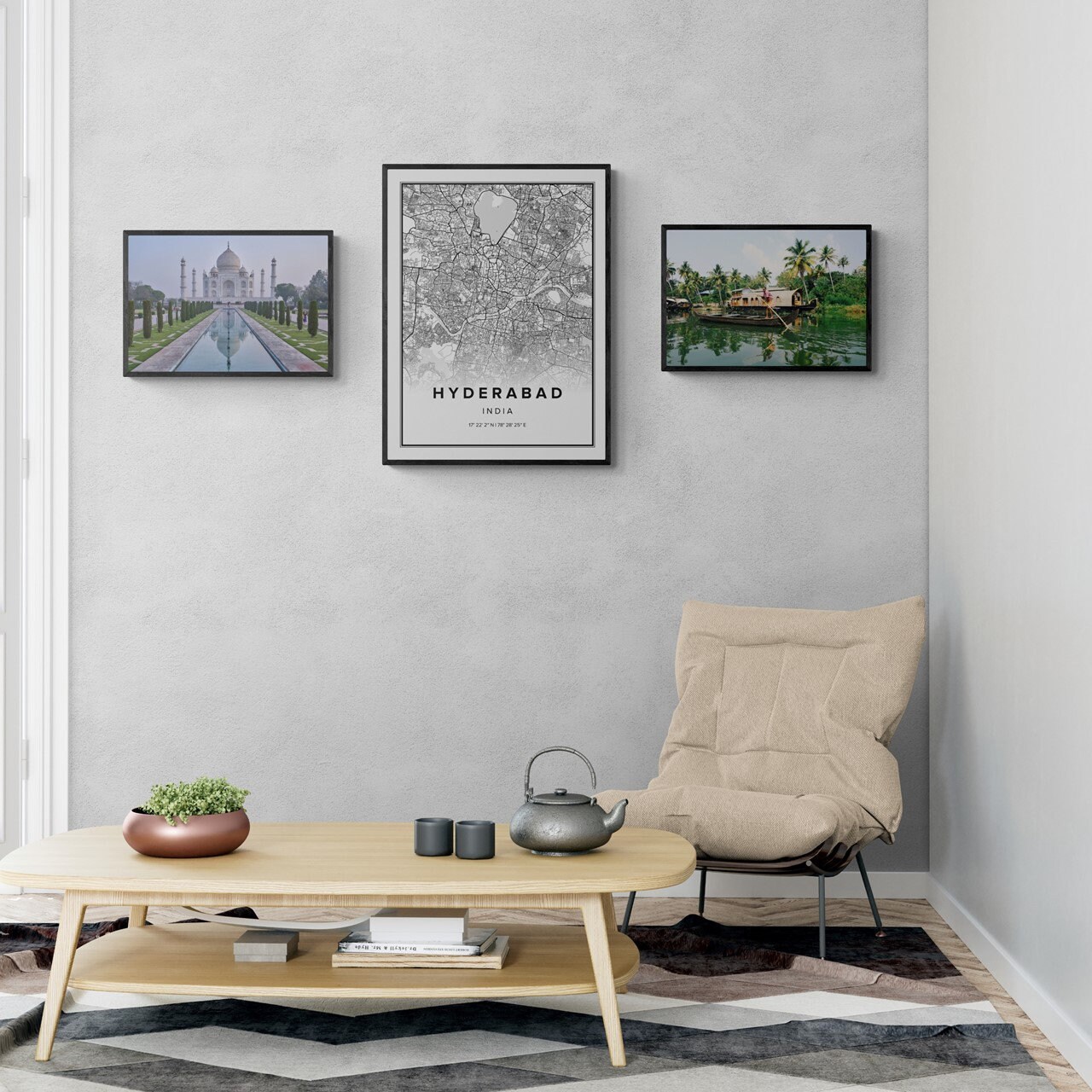 Custom City Street Wall Art Map Customized Gift City Map Wall Art Home Decor, Any Town City