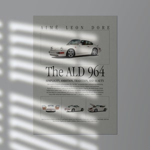 即完売 aime leon dore × Porsche ポルシェ ポスター ALD / Porsche 911SC Poster Aime leon dore Super Carrera | eBay